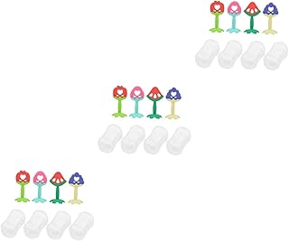 TOYANDONA 12 Pçs Vara De Dentição Brinquedos De Frutas Brinquedos De Silicone Brinquedos De Mastigar Para Bebês Brinquedos Infantis Brinquedos Para Bebês Mordedor De Silicone Vara De Dentes