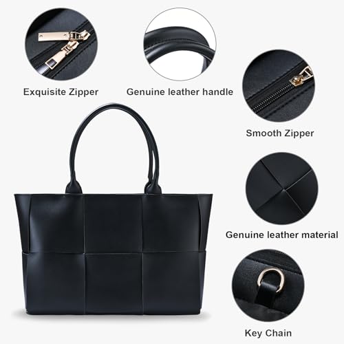Bolso Tote de Cuero para Mujer Grande miniatura 6
