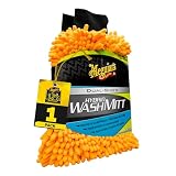 Meguiar's Hybrid Wash Mitt, Dual Sided for Washing and Waxing, Clear Coat Safe and Reusable - 1 Mitt