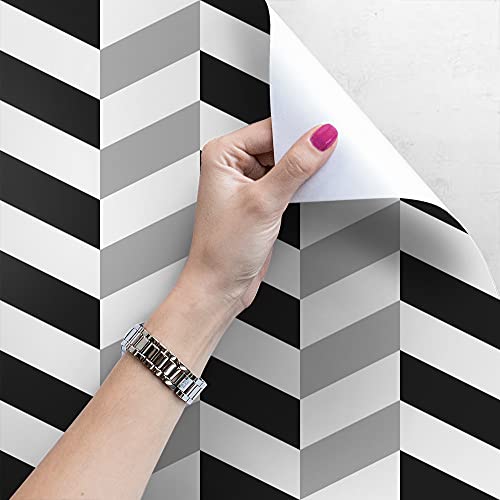 Papier Peint Herringbone Coloray en Latex Durable pour Rénovation Meuble - 4