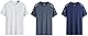3枚セット クールコア メンズ 半袖 Tシャツ 速乾 接触冷感 夏用 涼しい トップス クルーネック UVカット メッシュ スポーツ ストレッチ ドライ 通気性 ゴルフインナー 作業着 軽量 スポーツウェア アウトドア