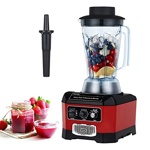 BioloMix Standmixer 2200W SmoothieMixer,Selbstreinigungs funktion, eingebauter Timer,Hochleistungsmixer mit 2L Behälter ohne BPA