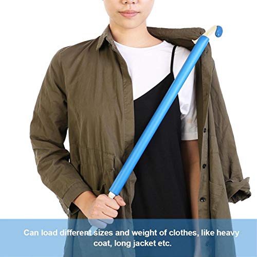 Bastão de curativo de plástico, bastão de gancho em forma de S Auxiliar de mobilidade para deficient