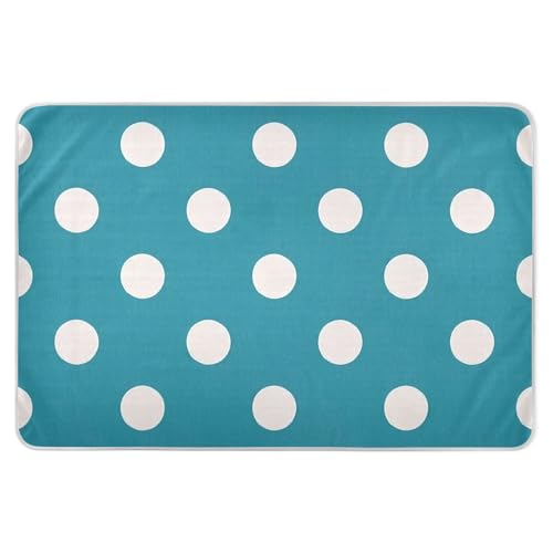 Cartoon Dot Green Potty Training Pad Highly Absorbent Crib Pee Mattress Pad Breathable Pad Liner for Baby Boys Girls , 52