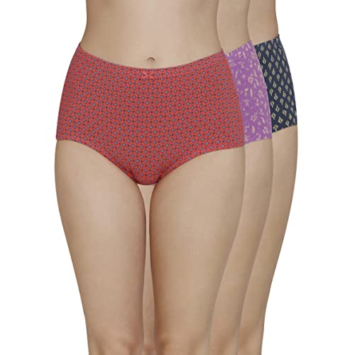Image of Amante Inner Elastic Cotton Full Brief Panty Pack- Pack of 3