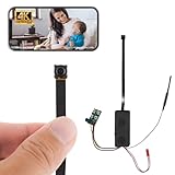 SpygearGadgets 4K Ultra HD Pro Grade WiFi Pinhole DIY Hidden Spy Camera Kit with Night Vision and Long Life Battery | Nanny Cam | Dual 2.4GHz 5.8Ghz WiFi Compatible | Motion Detection Alerts