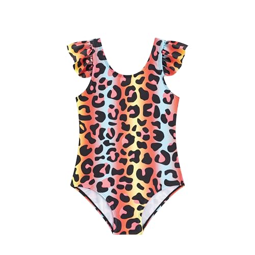 Image of LIZENS Girls Swimwear One Piece Swimsuit Toddler Cute Beach Bathing Suit