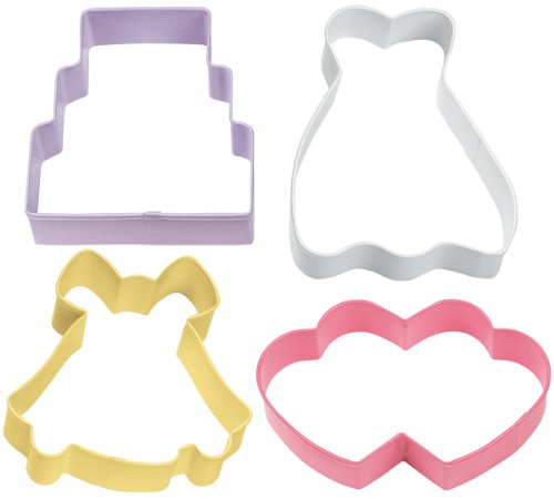 Wilton 4 Piece Wedding Cookie Cutter Set