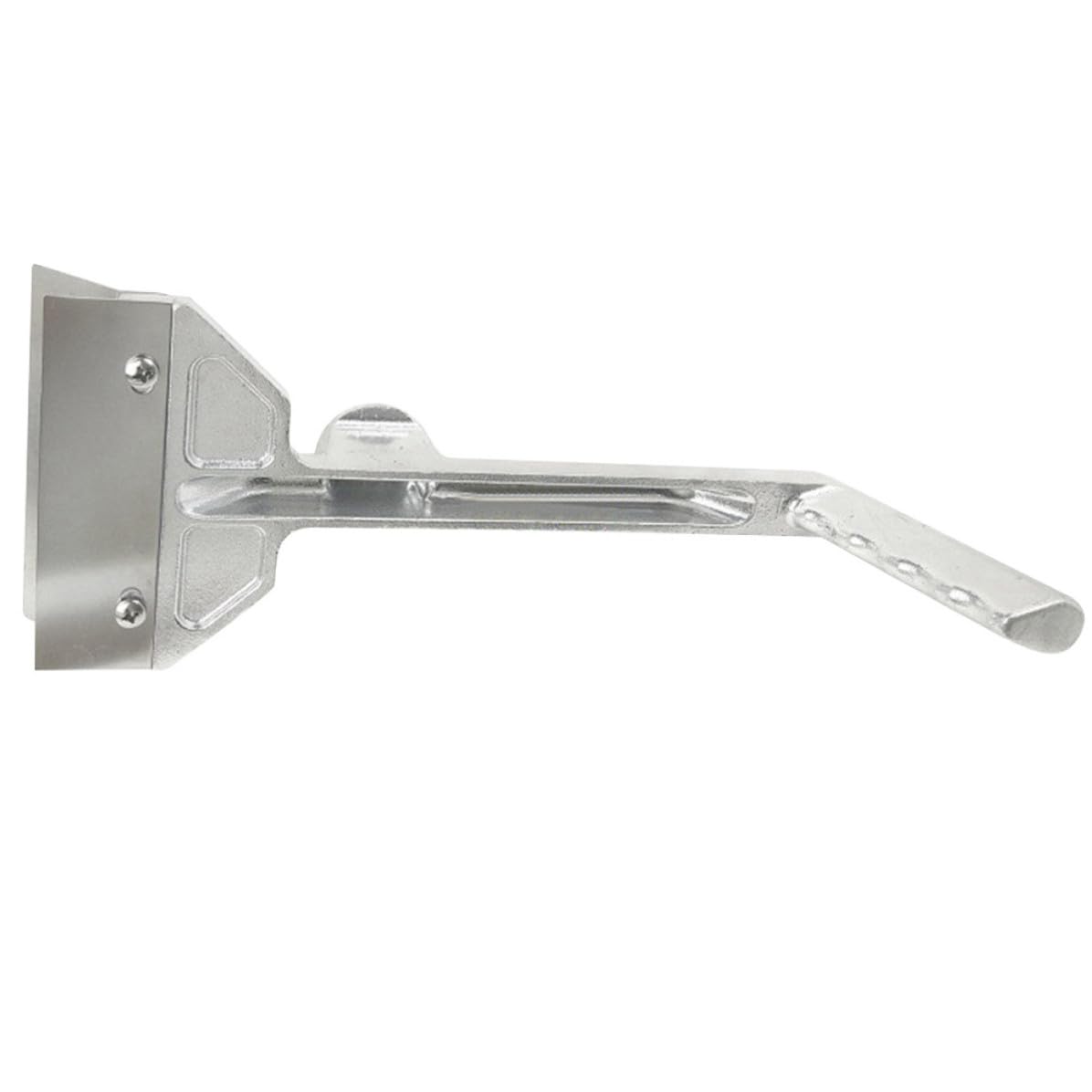 FRCOLOR Grattoir à Grilles en Acier Inoxydable 420 Argent, Poignée Extra Longue Ergonomique, pour Nettoyage de Barbecue et Grill en Extérieur, Outil Multi-Usage Robuste