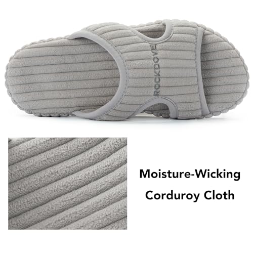 RockDove Women's Bounce-Back Ribbed Corduroy Slide Indoor House Slipper3