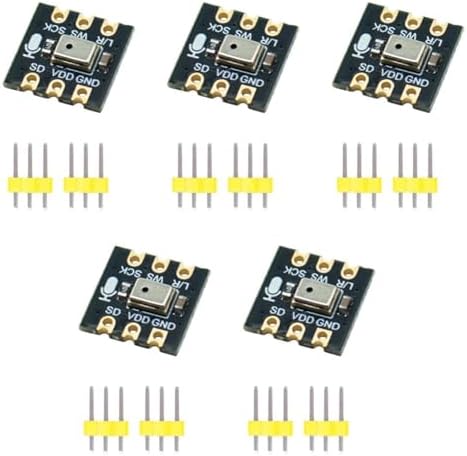 5-Pack voor INMP441 omnidirectionele microfoonmodules, laag vermogen 1 ...