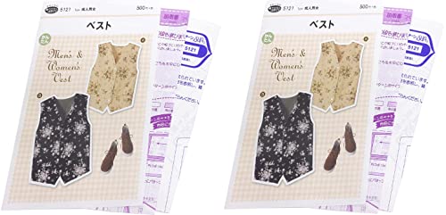 型紙 パターン フィットパターンサン ベスト 成人男女 5121