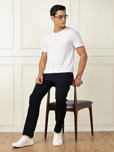 Image of Thomas Scott Men's | Solid | Regular Fit | Premiun Cotton | 4 Pocket | Formal wear Trouser | Casual Chino | Pants for Men