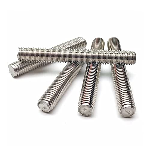FEEIMOL Stainless Steel Fully Threaded Rod Bar Studs M5x150mm (2 pcs), Silver - Image 3