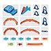 Hot Wheels Toy Car Track Set, Deluxe Building Box with Motorized Booster, 1:64 Scale Vehicle, Speed Snap Track, Boosted Jump Speedway
