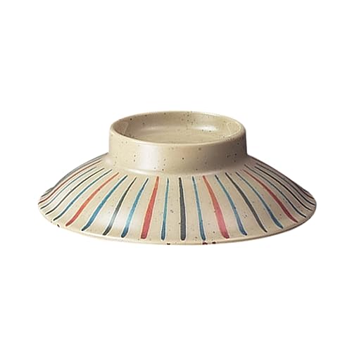マルケイ (MARUKEI) 飯碗蓋/飯碗 特小 蓋 直径100×H30mm 三色十草 『菜時器EXCELL』 和風 割れにくい 食洗器対応 スタッキング可能 A46C STO 日本製