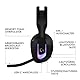 Logitech G G522 LIGHTSPEED kabelloses Gaming-Headset, LIGHTSYNC RGB, Mikrofon und erweitertem synchronisierten Audio, Tri-Konnektivität mit LIGHTSPEED, Bluetooth, USB-A auf USB-C für PC – Schwarz