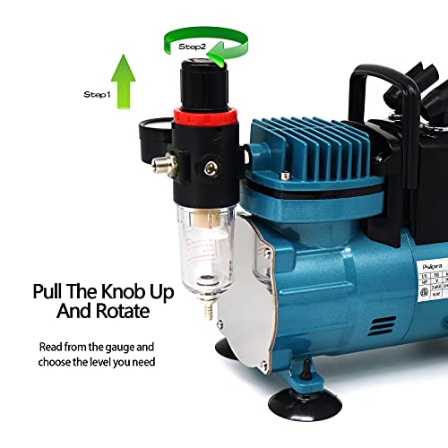 Psipro Quiet Airbrush Compressor Kit