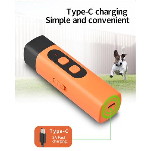 Purova Ruhemeister Hund, Anti-Bell-Gerät für Hunde, Geräte zur Abschreckung von bellenden Hunden mit LED-Taschenlampe und HD-Display (1 Stück)