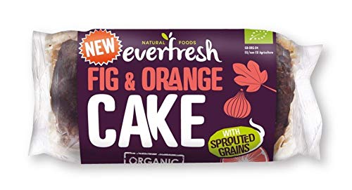 EVERFRESH NATURAL FOODS | Sprouted Fig & Orange Cake | 2 x 350g (UK)