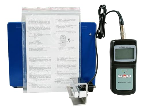 CNSYT Belt Tension Device Belt Tension Measurement Used to Measure and Adjust The Tension of Timing and Auxiliary Belts with Measuring Range 0~750N 0~120lb Accuracy ±5% of Full-Scale