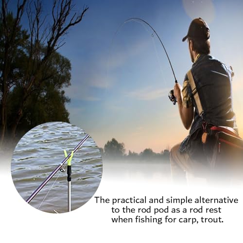 Fishing Rod Holder Set, 4pcs Bankstick Adjustable Extending Rod Rest Fishing Accessories Fishing Rod Stand Set 40-65CM - Image 4