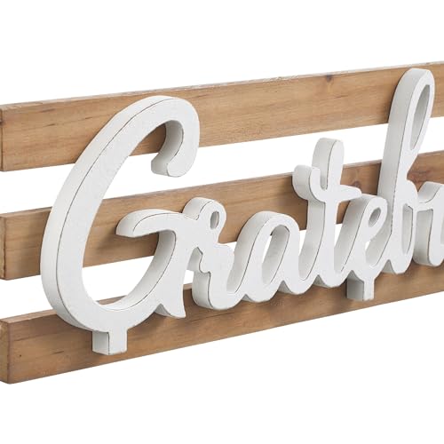 Sintosin LCJ23 Wall Hanging Rustic Grateful Sign 16 Inches thumb #5