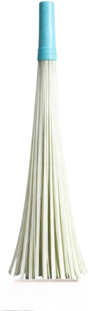 Plastic Bathroom Broom for Floor Cleaning Heavy Duty Wet and Dry Floor Wiper with Long Handle Washable Hard Bristle Scrubbing Brush for Washroom & Toilet (1)