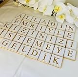 Verlobungsschokolade ohne Tablett | Traditionelle Türkische Kultur | Kiz Isteme Aufkleber| Verlobung | Allahin Emriyle Kizinizi Istemeye Geldik (Gold, Groß)