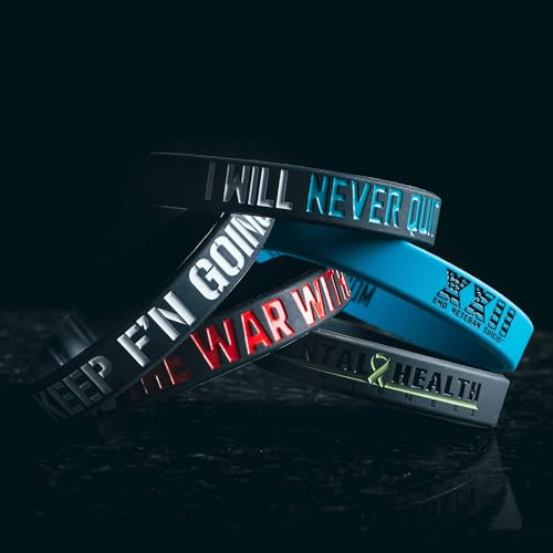 Til Valhalla Project Silicone Bracelets | Rubber Bracelets for Men | Mens Jewelry for Gym & Fitness | Veteran Owned & Operated | Proudly Printed in the USA2