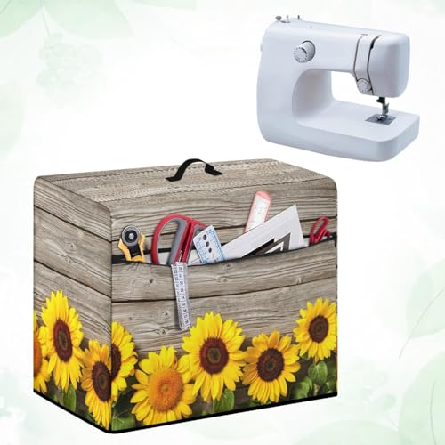 Kathyboom Sunflower Board Sewing Machine Dust Cover Universal for Most Standard Singer & Brother Machines,Durable Quilted Dust Cover Protection Decor by Kathyboom - Image 3