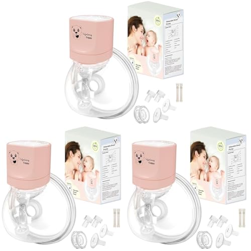 Image of Lifelong Cuppy Milk Wearable Breast Pump Electric for Feeding Mothers - Hands Free Breast Feeding Machine |Rechargeable| BPA free| 3 Modes 10 levels | 18, 21, 24 Flange Size| 1 Yr Warranty on Motor