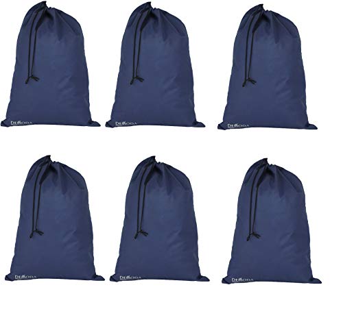 Demoda Shoe Bags Covers Pouch (Pack of 6-Grey)12 by 17 Demoda Shoe Bags Covers Pouch (Pack of 6-Grey)12 by 17