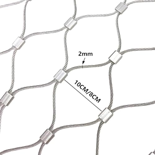 Filet de corde en acier inoxydable 304 flexible et maille metallique extensible multifonction - 4