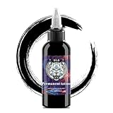 AYCOS Tattoo Ink 4oz - Blackout Tattoo Ink - Black Ink Dark and Bold Black Shade Pigments - Professional Tattoo Ink and Tattoo Supplies