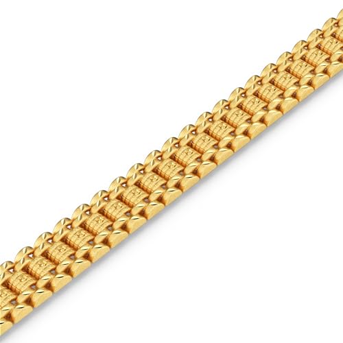 Image of Joyalukkas 22k (916) Purity | BIS Certified | Sleek Simplicity Gold Bracelet For Men