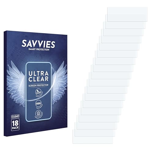 savvies 18 Pack Screen Protector Compatible with Omnitronic XDP-1502 Protection Film Clear