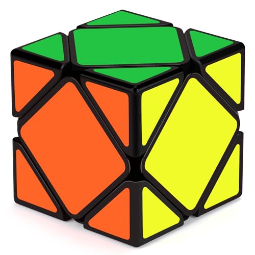 Maomaoyu Speed Skewb Cube de Vitesse Lisse Magique Puzzle Twist Magic Cube Cadeau de Vacances pour Enfants Adultes Noir