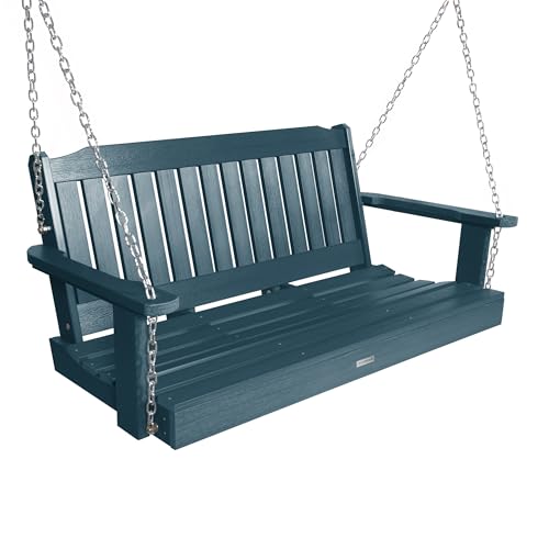 Image of highwood AD-PORL2-NBE Lehigh Porch Swing, 4 Feet, Nantucket Blue