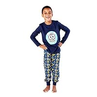 Boys 'I Need More Space' Slogan Cotton Jersey Long Pyjama Set Ages 3-12 (Age 5-6) Blue