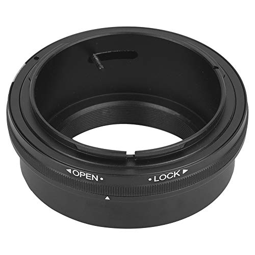 PODSJD Adaptador de Montura para Objetivo FD a NEX, Anillo de Aluminio Negro Resistente - Compatible con cámaras mirrorless, Enfoque Manual y Enfoque Infinito para fotógrafos