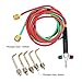 YaeTek Jewelry Micro Mini Gas Small Torch Welding Soldering Gun Soldering Torches Soldering kit with 5 Weld tips for Oxygen Cylinders, Hoses - Acetylene for Jewelers
