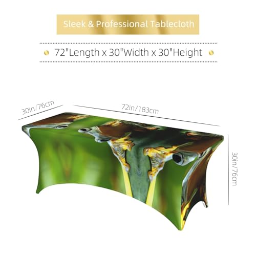 Housse de table extensible grenouille verte EdWal 1m80 - 7