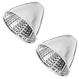 Hemobllo 2pcs Flashlight Reflector Cup LED Light Reflecting Plate Replacement Spotlight Shade Accessory Cap for Outdoor Exploration Indoor Lighting Tools
