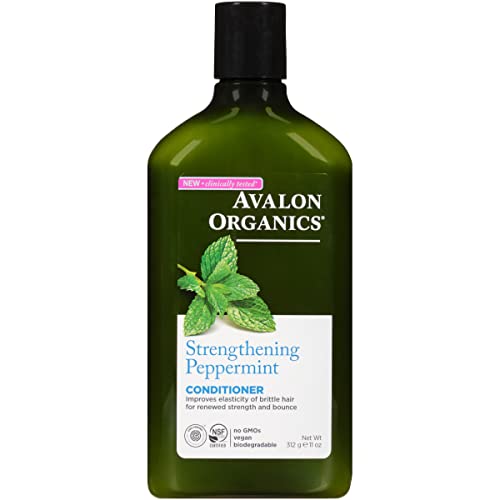 Image of Avalon Organics Conditioner, Strengthening Peppermint, 11 Oz