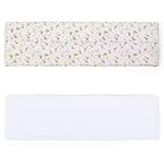 TERSE Fashion Women's Headbands for Short Hair Non Slip Elastic Floral Hairbands, Soft Fabric 2 Inches Thick Stripe Head Bands for Girls, Valentine's Day Heart Headbands - Image 2