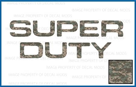 Miniatura 26 de Decal Mods 2008-2016 Letras para Capó/Rejilla Insertos Calcomanías Adhesivas para Ford Super Duty F250 F350 F450 (2008-2016) (Calcomanía Delgada)