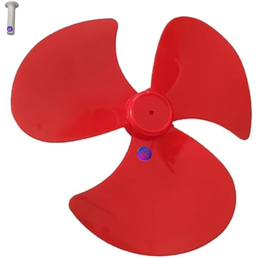 Fan Wing suitabe for 400mm sweep Table fan,Wall fan, Stand fan, Blade Back side Pin lock & Ossiclation knobs Available.(its a Red Color Blade)