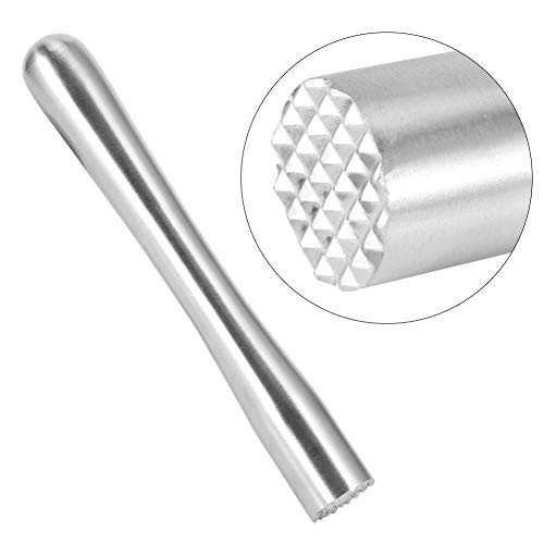 Vikenar Huishoudelijke roestvrij staal Ice stampertje Cocktail mengen Muddler Gereedschap Bar Supplies (18.5cm) - Afbeelding 5