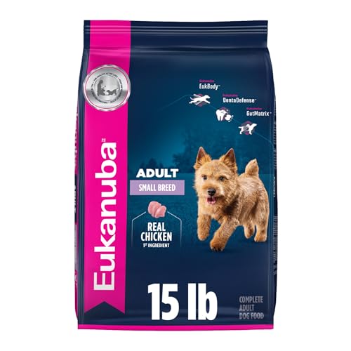Eukanuba Adult Small Breed Dry Dog Food, 15 lb Bag.